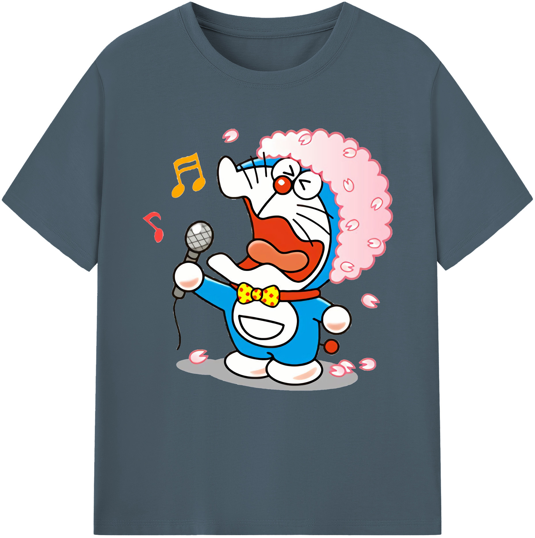 （画像用） ドラえもん Doraemon 綿100％半袖Tシャツ（フロントプリント）